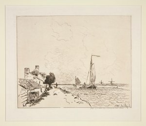 Les Deux barques à voile