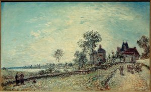 Kasteel van Meheing door Johan Barthold Jongkind