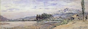Sneeuw op de bergen bij Grenoble, 12 en 13 september 1882