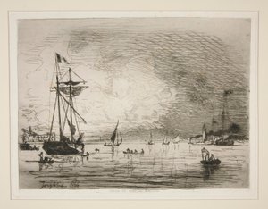 Sortie du Port de Honfleur (Uitgang van de haven van Honfleur)