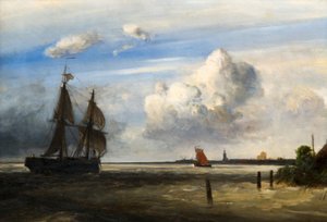 De monding van de Schelde, 1854