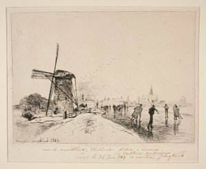 Uitzicht op de Stad Maaslins (Holland)