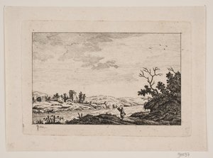 Landschap met Rivier door Johan Bülow
