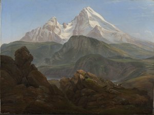 De Watzmann door Johan Christian Dahl