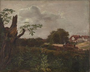 De grote herberg van Fredensborg door Johan Christian Dahl
