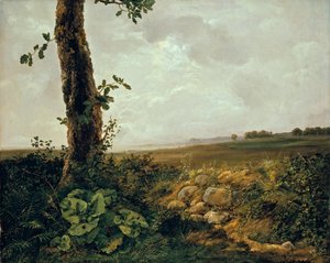 Uitzicht nabij Præstø door Johan Christian Dahl
