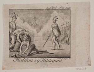 Vignet. Haldan en Hildegard