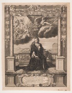 Birgitte Rosenkrantz, geboren Skeel door Johan Friedlein