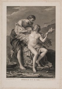 Dédale et Icare door Johan Georg Preisler