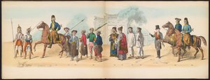 Maskerade van de Delftse studenten, 1857 (plaat 8) door Johan Hendrik Hoffmeister