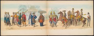 Maskerade van de Delftse studenten, 1857 (plaat 9) door Johan Hendrik Hoffmeister