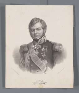 Portret van Julius Constantijn Rijk door Johan Hendrik Hoffmeister