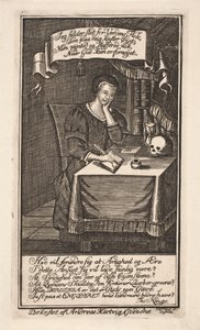 Dorthe Engelbrechtsdatter door Johan Herman Thiele