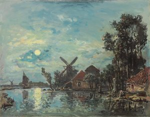 Maaneffect op het estuarium, Nederland