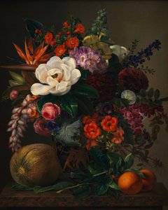 Een vaas met bloemen