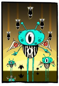 Team alien door Johan Lilja