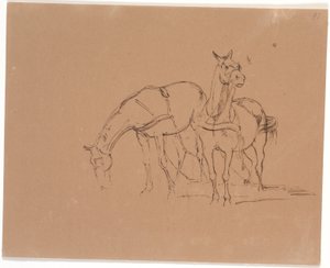 Paardenspan door Johan Thomas Lundbye