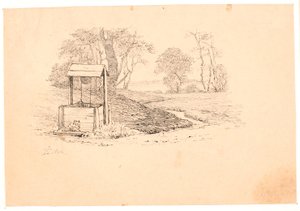 De bron. Illustratie voor Kaalunds "Fabels voor kinderen".