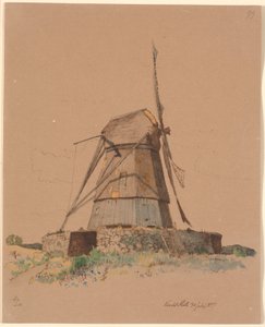Vendet Molen bij Dortheaslyst door Johan Thomas Lundbye