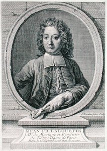 Jean Francois Lalouette (1651-1728) gegraveerd door Jacques-Nicolas Tardieu door Johann (after) Ferdinand
