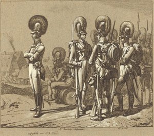Beierse Infanteristen door Johann Adam Klein