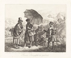 Schilders op reis door Johann Adam Klein