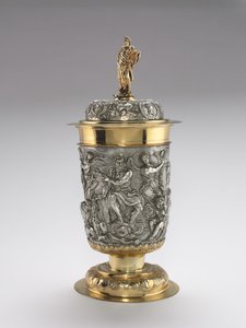 Gedekte Beker, 1688 door Johann Andrea Thelot