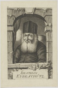 Portret van Jonathan ben Nathan Eybeschütz 1690-1764, 1772