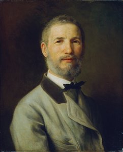Zelfportret op 60-jarige Leeftijd door Johann Baptist Reiter