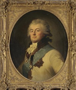 Portret van admiraal July Litta Giulio Renato de Litta Visconti Arese door Johann Baptist von Lampi the Elder