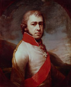 Portret van graaf Boris Vladimirovich Golitsyn 1769-1813, 1797 door Johann Baptist von Lampi the Elder