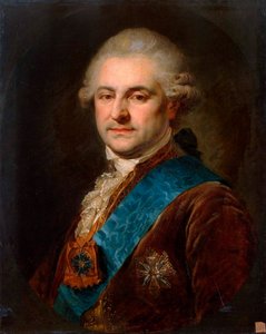 Portret van Stanislaw II August Poniatowski door Johann Baptist von Lampi the Elder