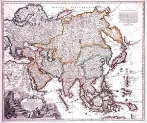 Klein-Azië, Arabië en Japan, c.1725