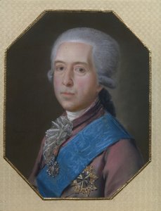Portret van generaal graaf Mikhail Mikhaylovich Golitsyn 1731-1806, 1786 door Johann Bardou