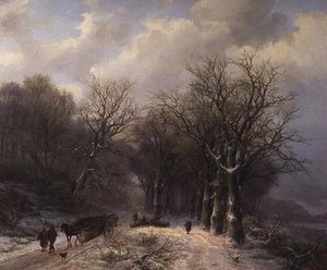 De Houtkar in de Winter