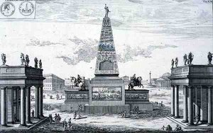 Obelisk gewijd aan Marcus Aurelius Antoninus en Lucius Aurelius Verus, Griekenland, uit 