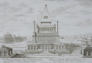 Mausoleum van Halicarnassus, Bodrum, Turkije, uit 