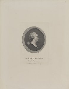 Portret van de componist Joseph Schuster 1748-1812, 1811
