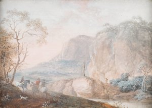 Landschap door Johann Christian Brand
