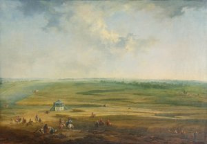 Laxenburg vanaf het Hayd-Lusthuis richting Maria Lanzendorf
