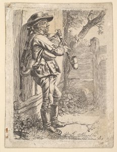 De doedelzakspeler, 1817