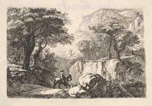De ruiter in de kloof, 19e eeuw