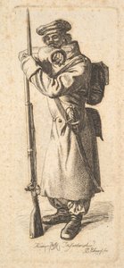 De Russische infanterist, 1815 door Johann Christian Erhard