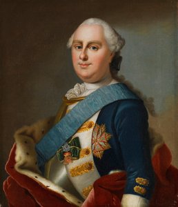 Portret van Prins George William van Hessen-Darmstadt 1722-1782, ca. 1760 door Johann Christian Fiedler