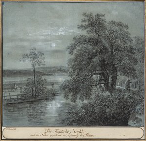Die Feurliche Nacht nach der Natur gezeichnet in ReiseWitz bey Plauen