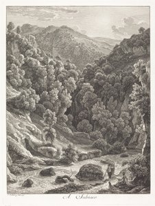 In Subiaco (nabij Subiaco) door Johann Christian Reinhart