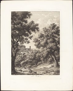 In Tivoli door Johann Christian Reinhart
