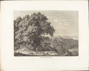 Castel Gandolfo door Johann Christian Reinhart