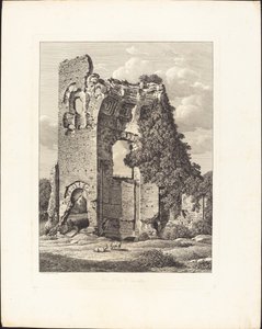Dichtbij het Circus van Caracalla door Johann Christian Reinhart