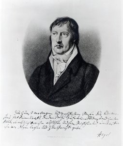 Georg Wilhelm Friedrich Hegel, gegraveerd door F.W Bollinger door Johann Christian Xeller